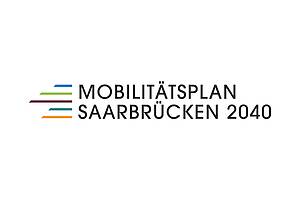 Logo mit dem Schriftzug: Mobilitätsplan Saarbrücken 2040