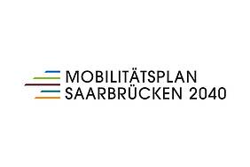 Logo mit dem Schriftzug: Mobilitätsplan Saarbrücken 2040